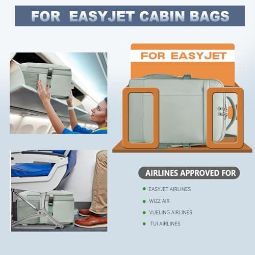 Lossga Easyjet Cabin Bags 45x36x20 Underseat Carry-ons Travel Backpack — view 2