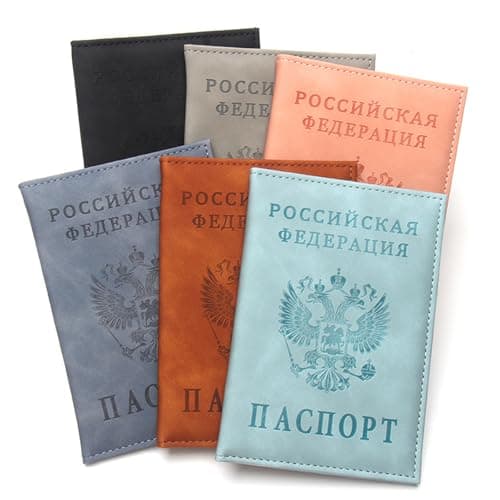 PU Leather Passports Wallet Document Holder Cover for Men and Women Featuring Spacious Card Storage Carriers Cover, Turquoise — view 4