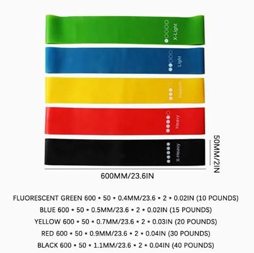 X-Light Resistance Band Green - Exercise Band for Home Gym, Physio, Pilates — view 2