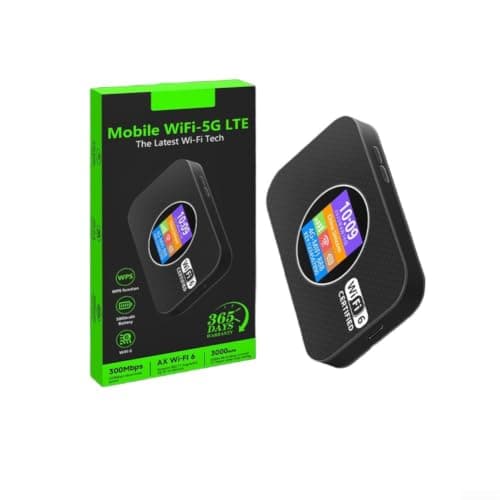 Travel WiFi Router Compact Size for Caravan Camping(black)