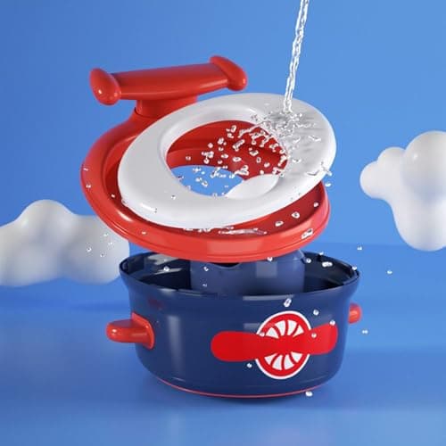 Portable Potty Seat - 12 Inches Non Slip Training Toilet for 6 Mos to 6 Years, Compact Design with Travel Friendly ES, Children Toilet for Home, Bathroom, Foldable and Lightweight — view 5