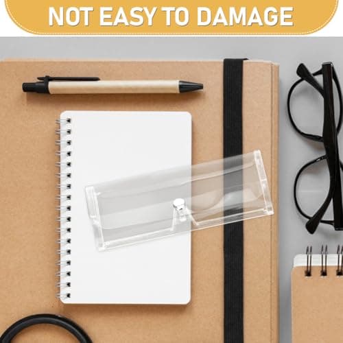VALICLUD Portable Plastic Glasses Case Hard Shell Magnetic Button Eyeglass Storage Box Travel Organizer 7Pack — view 3