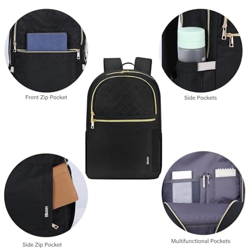 HOMIEE Travel Backpack for Women, 15.6 Inch Laptop Carry On Bag, 20L — view 5