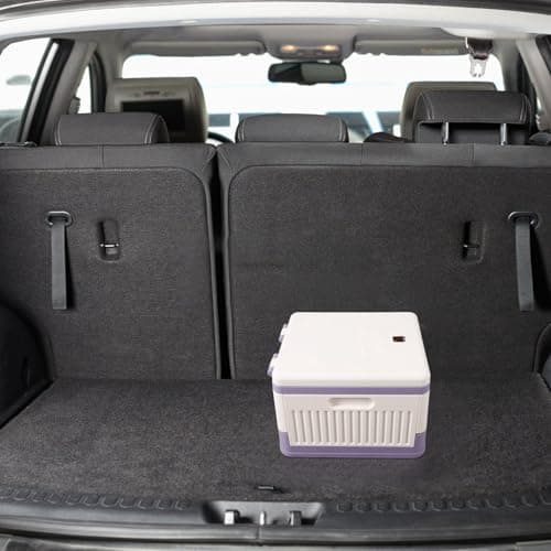 Didiseaon Portable Folding Toilet Seat for Camping, Purple Pp and Pvc — view 4
