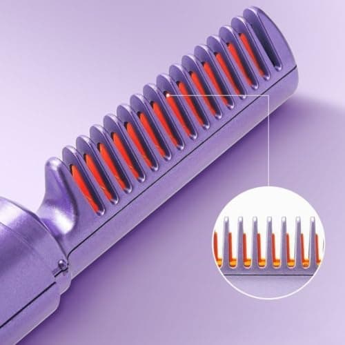 Portable Curling Iron Wireless Compact for Travel Pink(Pink) — view 4