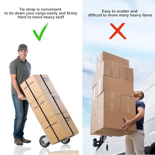 URAQT Tie Down Straps, 10 Pack Heavy Duty Tensioning Belts, 0.5M Adjustable Cargo Straps Ratchet Straps, Suitable for Motorcycle, Cargo, Trucks, Trailer, Luggage, 250kg Loading Capacity, Quick Release — view 5