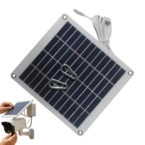 Camera Solar Panel 50W 12V Type-C Waterproof Camping Gear