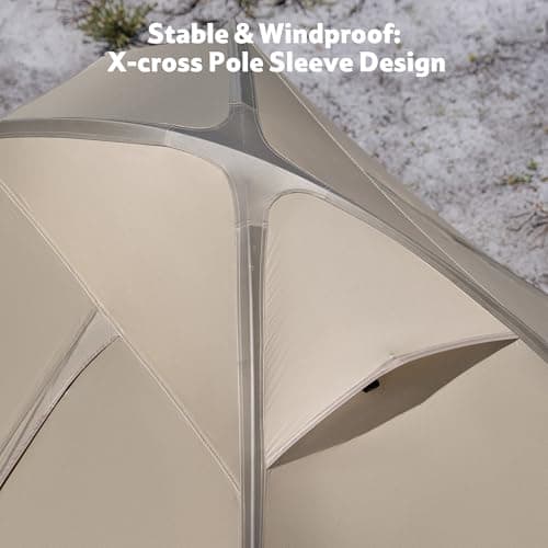 Naturehike Giling 2 Person Tent One-piece Quick Setup in 2 Minute 20D Nylon Hiking Backpacking 4 Season Lightweight PU 3000mm Tent for Bikepacking, Camping Outdoor and Cycling — view 3