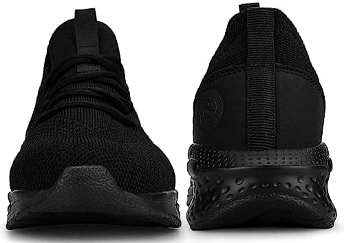 Giniros Womens Trainers Running Shoes Gym Walking Sports Sneakers Black 8.5 — view 4