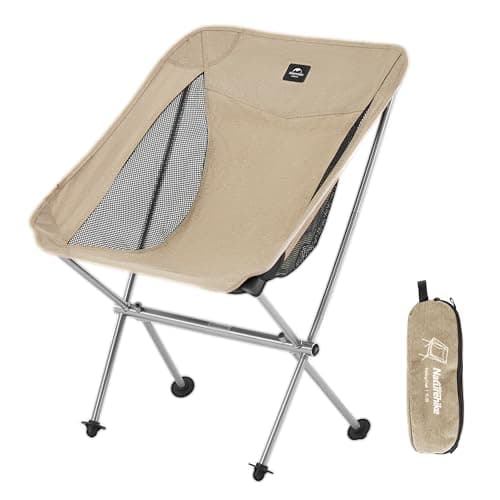 Naturehike YL05 Camping Chair, Lightweight Folding Compact Camp Chair, Fishing Chair, Garden Chair with Carry Bag Portable Chair for Outdoor,Adults,Picnic,Beach 330lbs Capacity