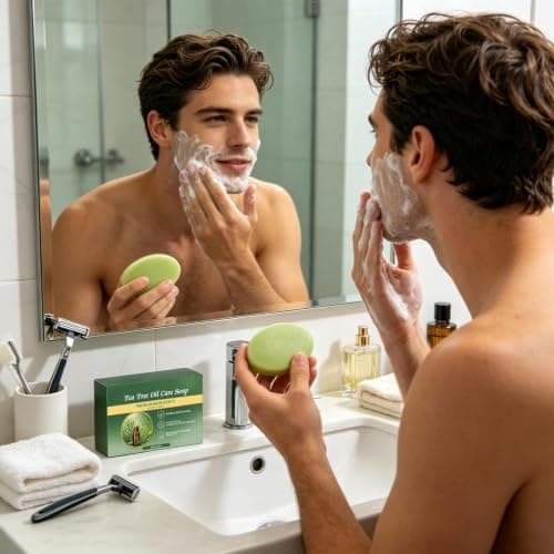 Face Soap Bar 100g Moisturizing Portable Cleansing Gentle Cleaner — view 2