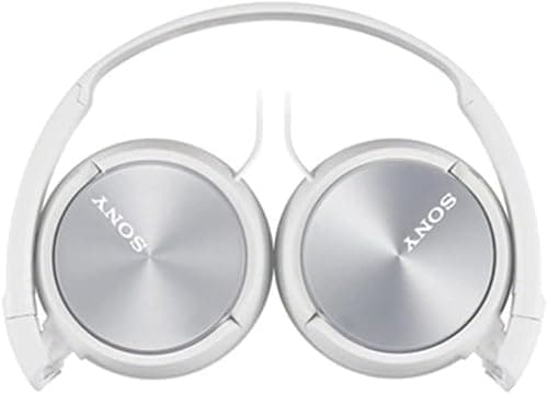 Sony MDR-ZX310AP On-Ear Overhead Wired Headphones with Microphone, Swivel Fold, 3.5mm Headphone Jack - Metallic White — view 3
