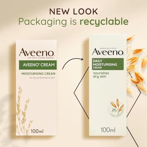 Aveeno Moisturising Cream for Dry and Sensitive Skin (1x 100ml) — view 6