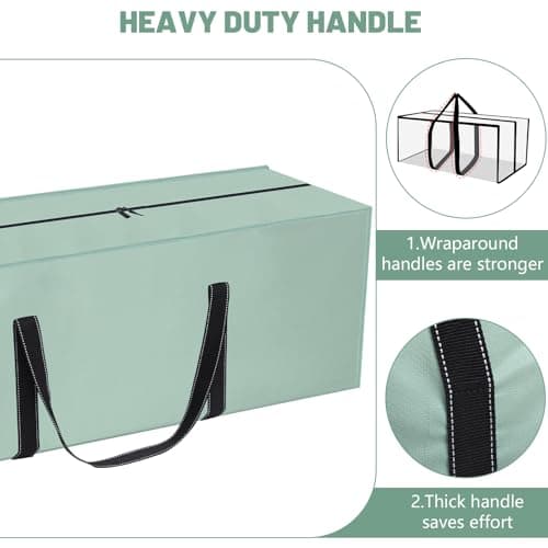 Dntorx 4 Pack 120L Moving Bags and Storage Bags, Large Moving Box with Zip — view 4