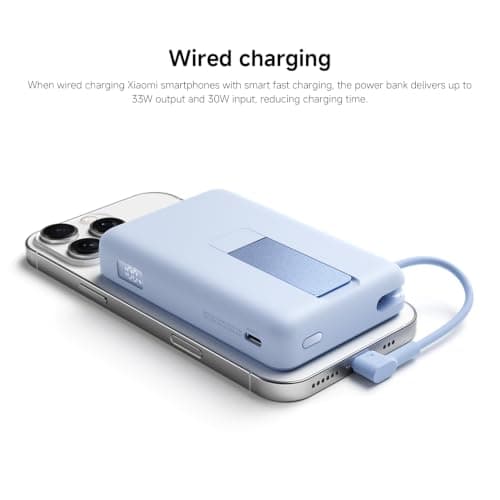 Xiaomi Magnetic Power Bank 10000mAh, MagSafe Portable Charger with Stand — view 4