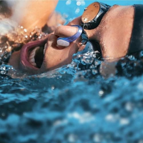 3 Pcs Nose Clips Swimming, Silicone Nose Plugs & Earplugs Sets, with Storage Box, for Adults, Kids, Women & Men - Swimming, Water Sports & Pool (Black,Blue,Pink) — view 6