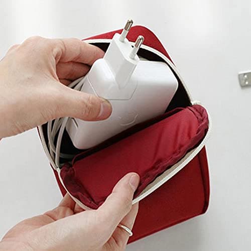 Electronics Travel Organizer,Waterproof Tech Accessories Travel Case Pouch | Charger Case for Cable, Charging Cords, Charger, Ph, Earbuds, Bank — view 2