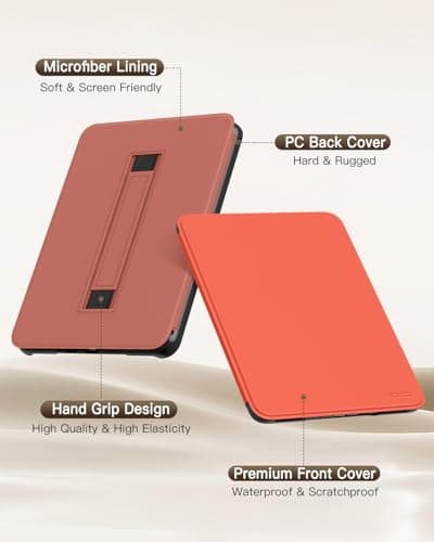 MoKo Case for 7" Kindle Paperwhite 12th Gen 2024 & Colorsoft, Orange — view 5