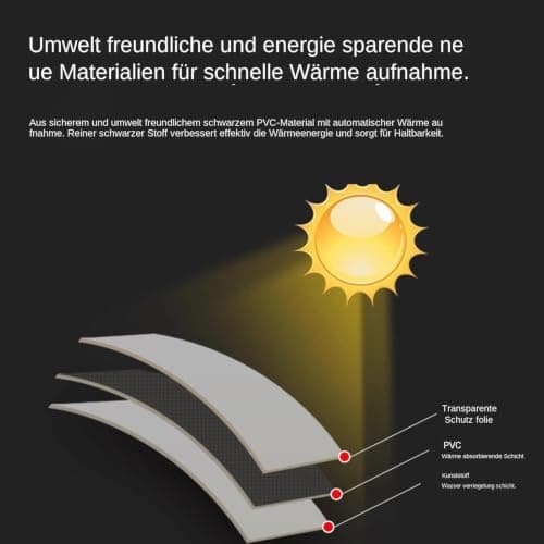 Generisch Portable Shower for Camping - 20L Solar Heated Outdoor Bath Set — view 4
