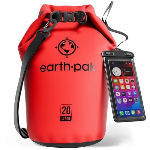 Waterproof Dry Bag 20L - Roll Top Compression Sack for Kayak Paddleboard