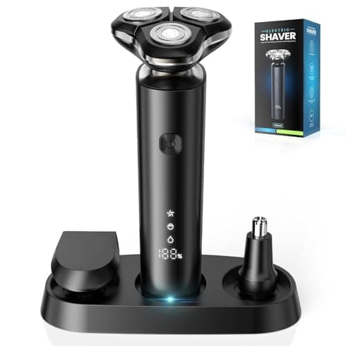 iWarmbase Electric Razor for Men, Mens Shaver with Magnetic Head