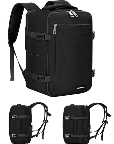 MOCOCITO Ryanair Cabin bags 40x30x20 Travel Backpack Expandable 40x30x20 to 40x30x25, 24L to 30L Carry On Weekend Trips & Air Tryanair Under Seat Suitable for Ryanair, Wizz Air, Easyjet, Vueling