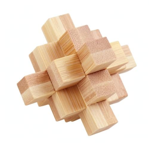 AUYXSSZ Luban Lock Bamboo Puzzle Kongming Lock Brain Teaser For,Type 1 — view 3