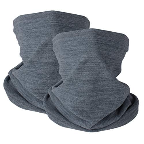 Winter Neck Gaiter Fleece Windproof Neck Warmer Snood for Men Women Neck Scarf Beanie Headwear for Skiing Running Cycling