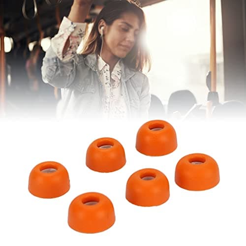 Omquot Soft Memory Foam Earpads for iOS Earbuds, Replacement Earpads with Noise Cancelling, 6 Pack — view 5