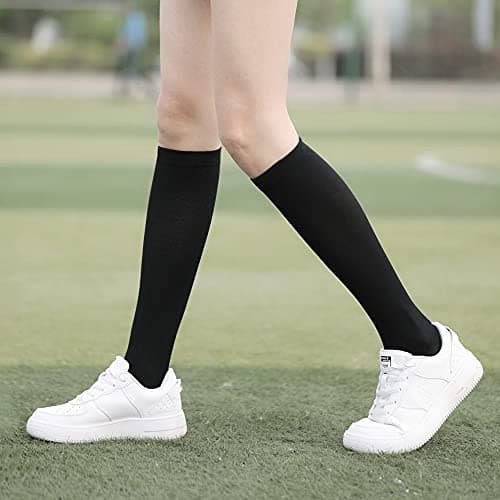 Compression Socks for Women and Men, 7 Pairs Medical Compression Stockings 15-20 mmHg Support Socks for Athletic, Varicose Veins, Running, Cycling, Hiking, Flight, Travel, Nursing, Pregnancy — view 4