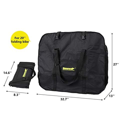 HUNTVP Folding Bike Bag Bike Travel Bag Case Box Thick Bicycle Folding Carry Bag Pouch,Bike Transport Case for Air Travel — view 2
