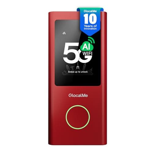 GlocalMe Numen Air Portable WiFi Hotspot 5G with 1GB Global Data