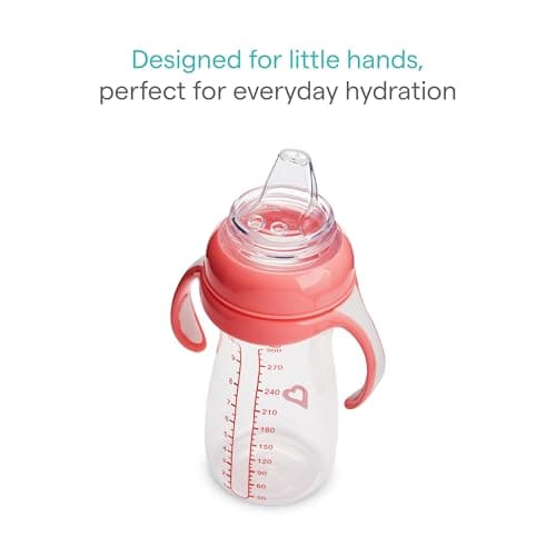 Munchkin 2 Pack Gentle Transition Baby Cups |Clear Bottle|296ml|Pink/Purple — view 4