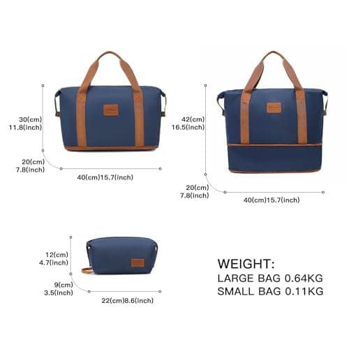 Kono Underseat Ryanair Cabin Bags 40x30x20, Lightweight Foldable Travel Bag — view 3