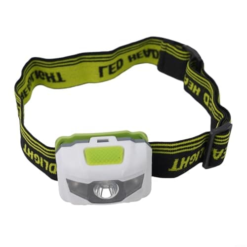 LED Headlamp with Red and White Light, 1000 Lumen Super Bright Head Torch with 90° Adjustable Angle, IPX4 Water Resistant for Outdoor Activities