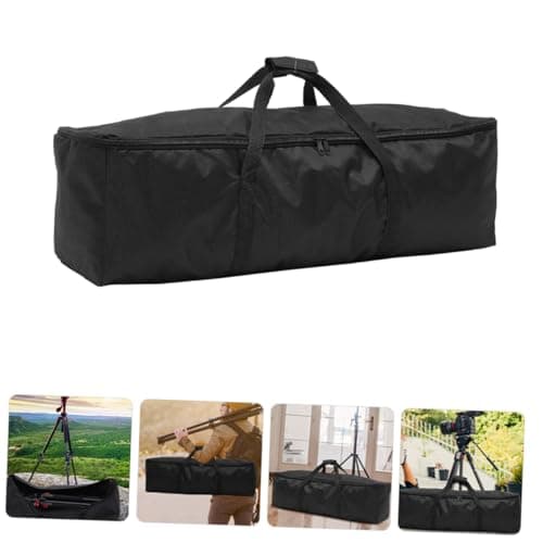 SHINEOFI 2pcs Oxford Cloth Tripod Carry Bag Lightweight Zipper Storage Case for Photographic Equipment Large Capacity Carrier for Travel and Photography Accessories — view 5
