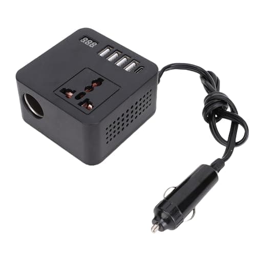 SALALIS 150W Car Portable Charger for Road Trips Camping Emergencies with 4 USB Type C Ports for Travelers — view 5