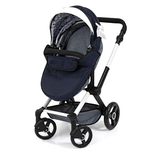 Bayer Baby Dolls Pram XEO, Convertible Doll Pushchair, 46cm Dolls — view 3
