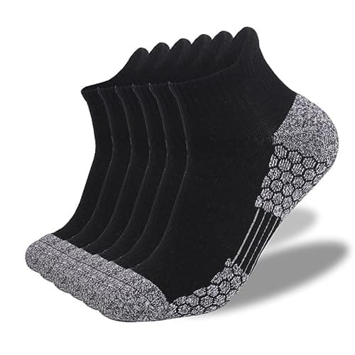 Summer Socks For Women- 6 Pack Thickened Towel Bottomed Hiking Socks For Sweat Absorbing Mid Tube Sports Running Socks — view 2