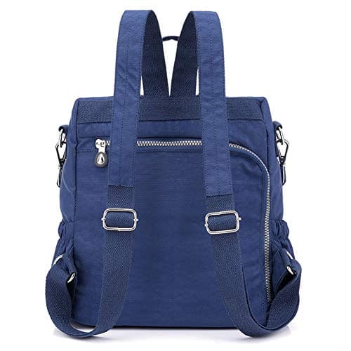 Estwell Women Backpack Ladies Rucksack Handbag Anti-theft Waterproof Nylon School Bag Travel Casual Daypack Fashion Shoulder Bag, Dark Blue — view 2