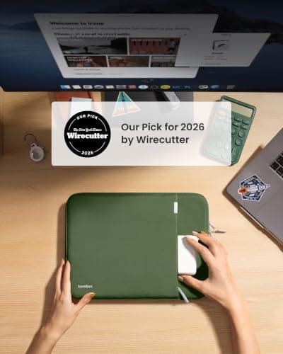 tomtoc 360° Protective Laptop Sleeve for 14-inch MacBook Pro M5 Pro/Max — view 2