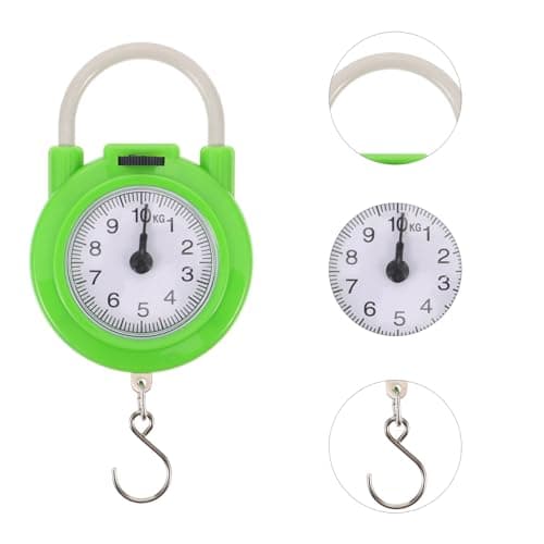 Gatuida Portable Luggage Scale Spring Scale for Suitcase Lightweight Manual Weighing Tool with Hook Compact Design for Travel Baggage Outdoor Use — view 6