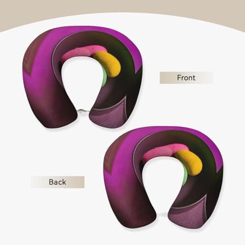SamLng Yoga Meditation Memory Foam Travel Pillow â€“ U-Shaped Neck Support â€“ Perfect for Watching Movies, Working, Driving, and Relaxing — view 3