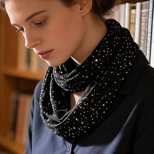 Scarf With Pockets, Stylish And Functional Design, 25 X 180cm, Solid Color Scarf With Hidden Zipper Pocket, Lightweight Travel Neck Wrap, Versatile Styling Accessory, For Daily Wear, Parties — view 4