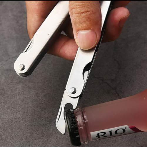 Multi-Tool Pliers 11-in-1 Stainless Steel Pocket Multi-Tool with Durable Sheath for EDC，10PACK Bottle Opener, Screwdriver with Nylon Sheath Gifts for Men, Ideal for Outdoor Sports — view 4