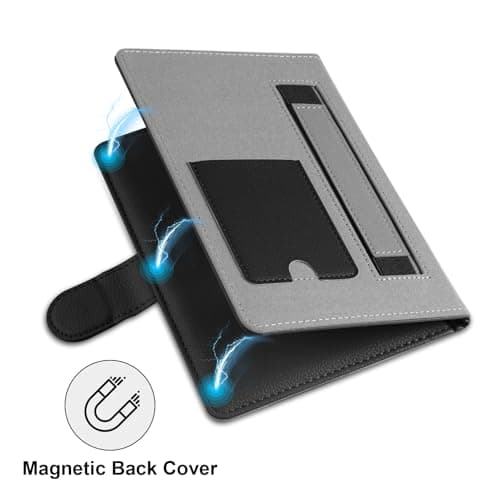 HoYiXi Universal Case for 6.8-7 inch Kindle eReader Compatible with Paperwhite/PocketBook and Tolino/Kobo Clara 2E/Kobo Clara HD,6",6.8" eReader Protective cover Built-in pocket,Black — view 4