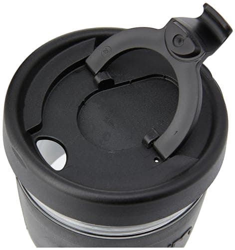BODUM 11889-01S JOYCUP Travel Mug, Double wall, 0.3 l, Black Band, Plastic (Pack of 2) — view 2