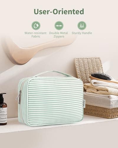 Narwey Hanging Toiletry Bags for Women, Travel Wash Bag for Toiletries — view 6