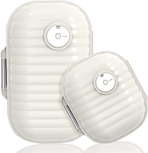 Ptyism 2 Pcs Travel Pill Organiser(Large and Small) Portable Pill Box丨Pill Box Travel,Small Tablet Box Medicine for Travelling,Storage of Vitamins and Daily use etc