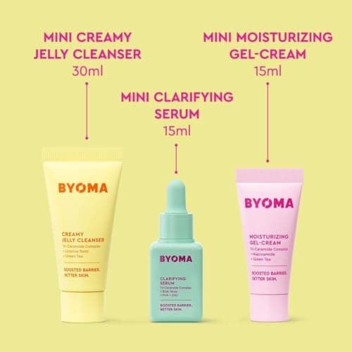 BYOMA So Clear Travel Size Gift Set - Skincare Minis (30ml, 15ml, 15ml) — view 3